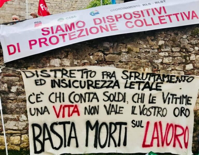 Vittime sul lavoro. Per i funerali di Luana giornata di lutto in Toscana. Minuto di silenzio e bandiere a mezz’asta