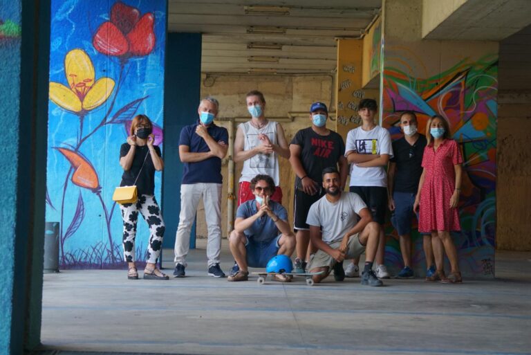 Il Parcheggio di via Bilenchi a Colle Val d’Elsa diventa un laboratorio d’arte per i più giovani
