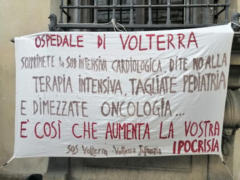 Ospedale, SOS Volterra: sub intensiva cardiologica e copertura h24 indispensabili per il territorio