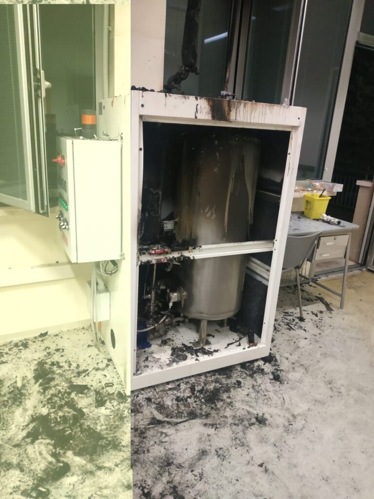 Principio di incendio nella dialisi di Sansepolcro, ai pazienti garantito il servizio in altri ospedali