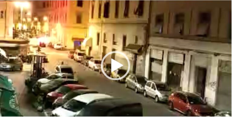 Livorno, terrore in strada con la rissa tra gang. LE IMMAGINI