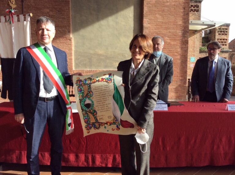 Cittadinanza onoraria senese al Milite Ignoto, «simbolo del sacrificio e del valore dei combattenti della I Guerra Mondiale»