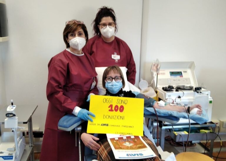 Fivizzano festeggia Laura e le sue cento donazioni di sangue