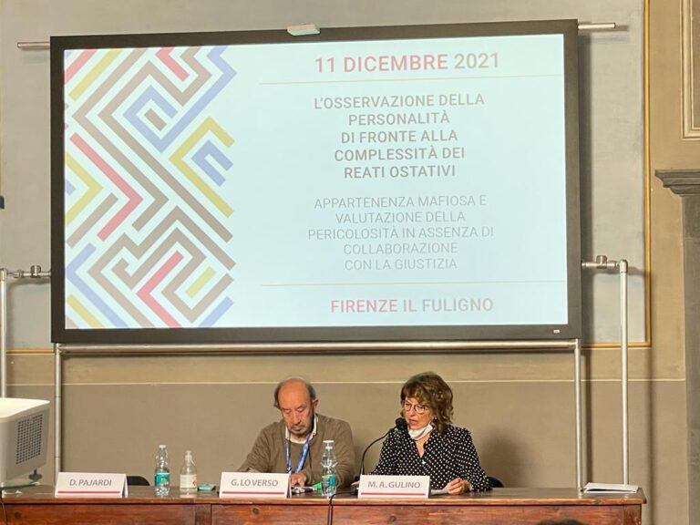 Psicologi per la valutazione della personalità dei detenuti condannati per mafia, terrorismo