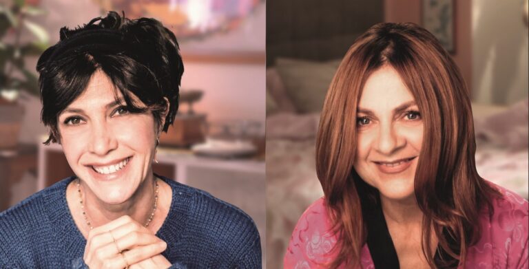 ‘Il marito invisibile’, Maria Amelia Monti e Marina Massironi sul palco del Teatro del Popolo