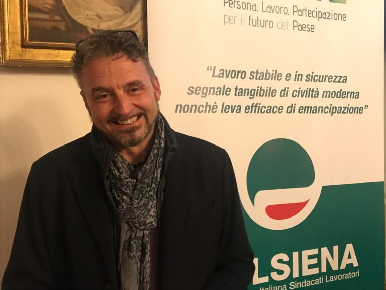 Riccardo Pucci nuovo segretario generale Cisl Siena