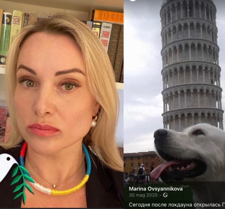 Marina Ovsyannikova, l’eroina della protesta tv anti Putin, innamorata di Pisa e della Toscana