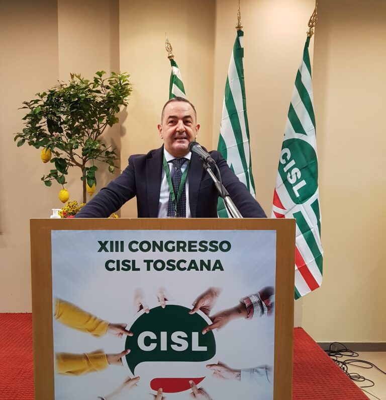 Ciro Recce confermato segretario generale Cisl Toscana
