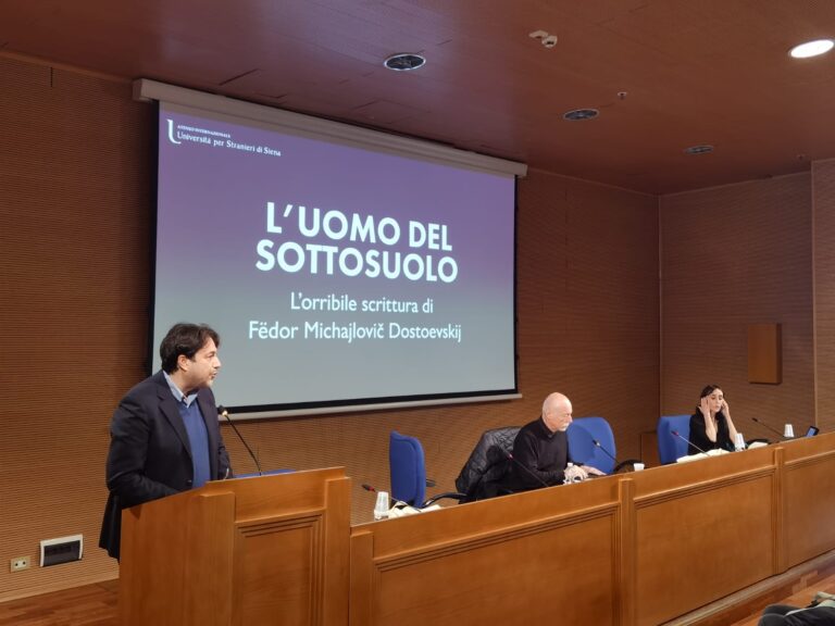 L’Unistrasi a lezione da Nori, Montanari: “Condanno Putin, ma lasciamo fuori le armi”