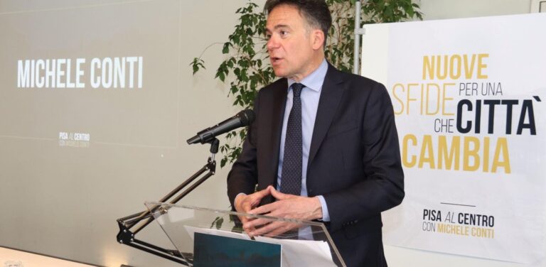 Verso le amministrative 2023. Michele Conti lancia Pisa al centro