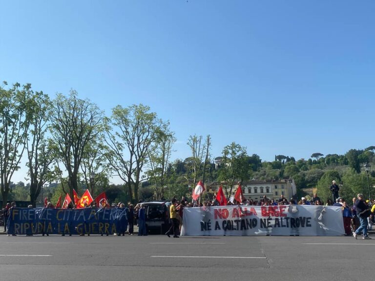 Giochi ancora aperti su Coltano: in 200 manifestano contro la base. E il Consiglio regionale dice stop