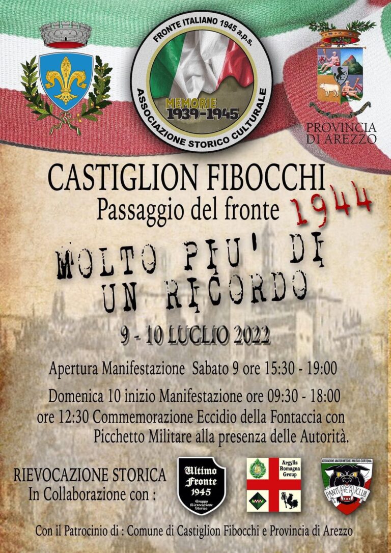 A Castiglion Fibocchi è giallo sulla rievocazione dell’eccidio nazifascista: da Comune e Provincia no al patrocinio