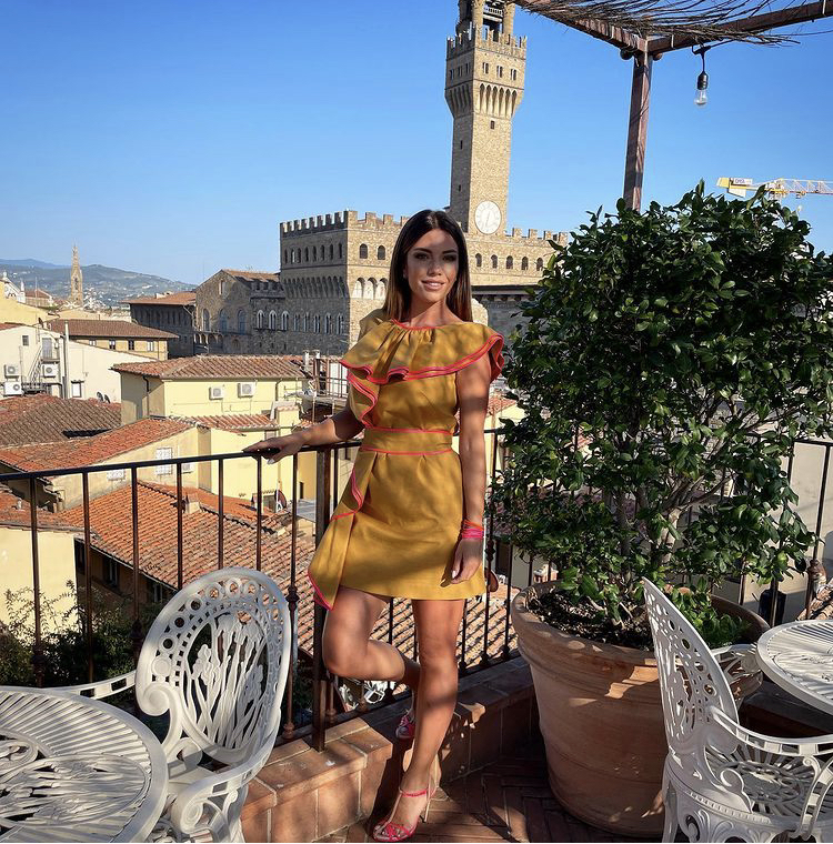 Federica Masolin lancia il suo messaggio d’amore per Firenze