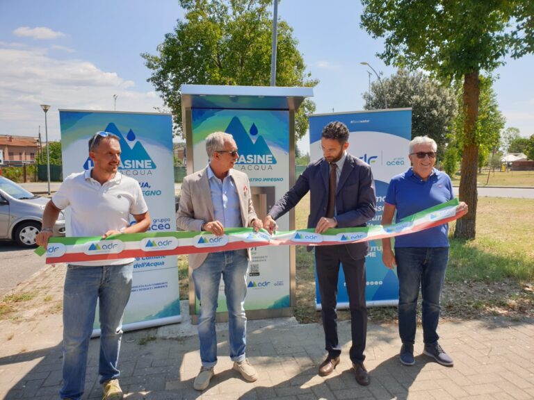 AdF, taglio del nastro per la casina dell’acqua di Ponte a Tressa