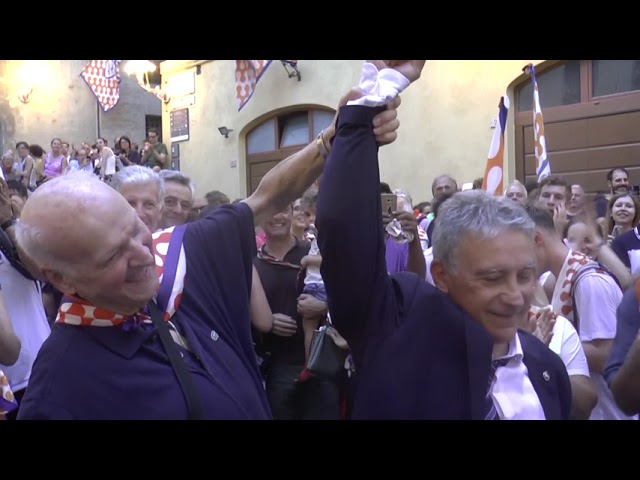 Al Palio dell’Assunta trionfa il Leocorno. Il giubilo di Pantaneto