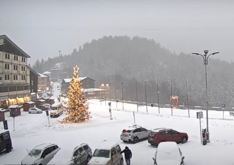 Nevica sull’Appennino, sull’Abetone si può iniziare a sciare