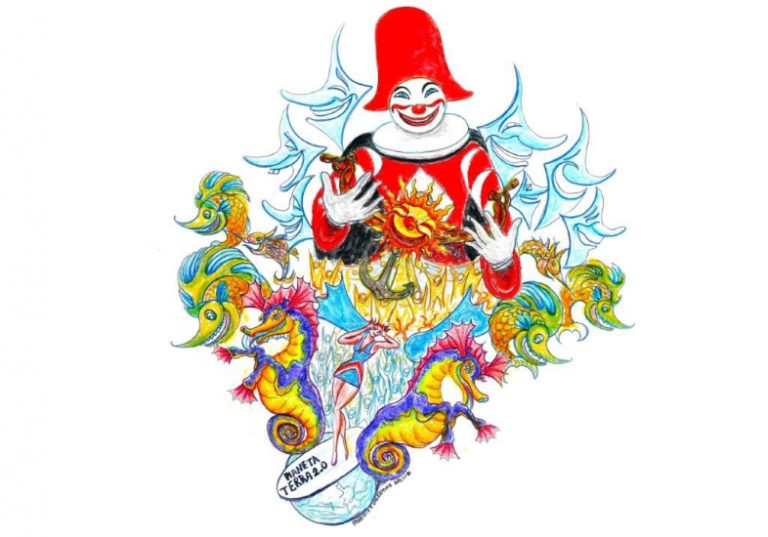 150esimo anniversario per il Carnevale di Viareggio. Cerimonia di apertura con carri e mascherate