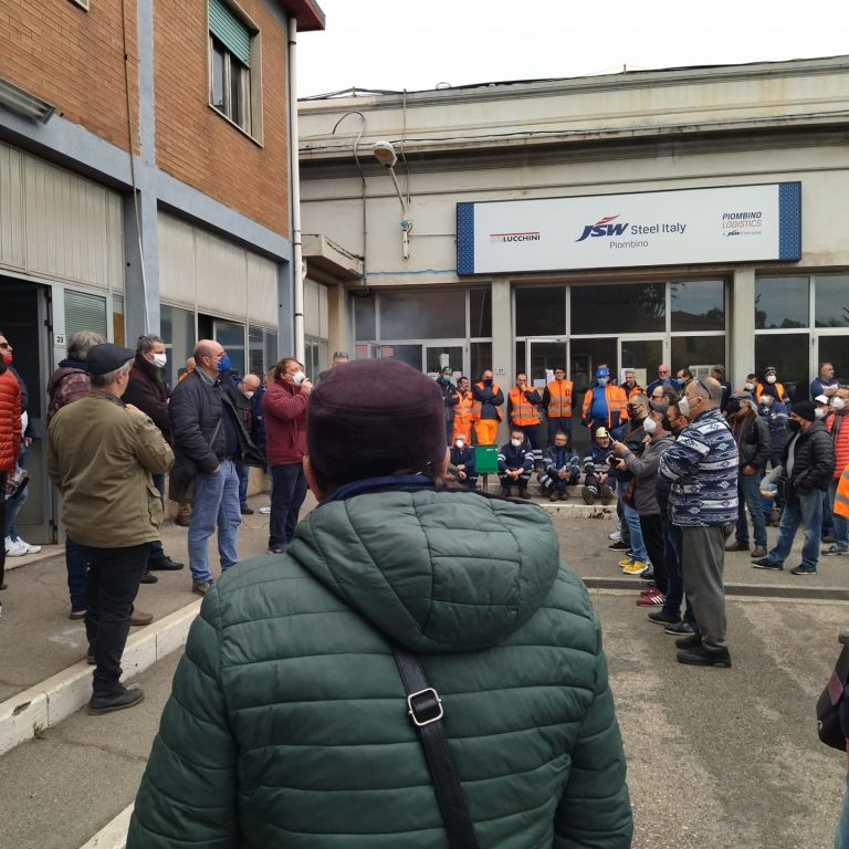 Rinnovata la cassa integrazione per 12 mesi alla Jsw  Steel di Piombino