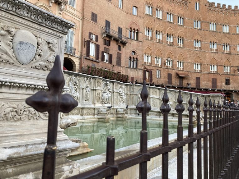 Dopo l’incursione degli animalisti, la Scuola edile di Siena pronta ad intervenire sulla Fonte Gaia