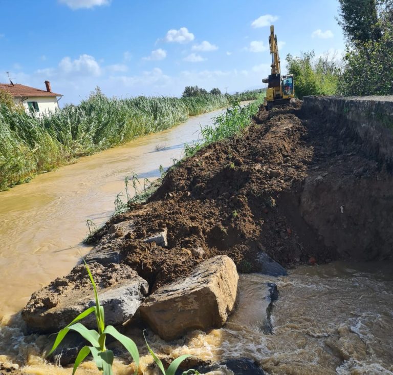 Maltempo, otto rotture di argini nella Piana tra Firenze e Pistoia
