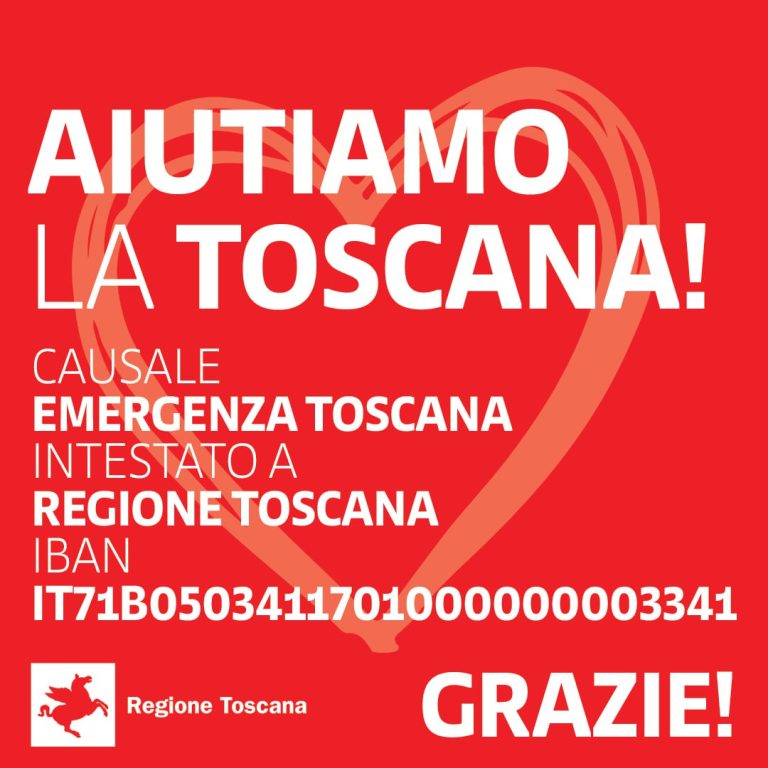 Emergenza alluvione. Raccolta fondi per i danni da maltempo