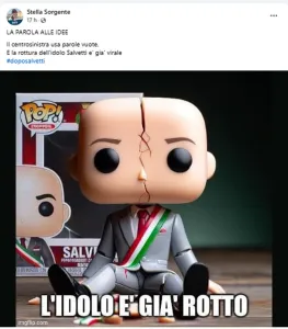 Elezioni, il pupazzo del sindaco Salvetti con la testa rotta accende la polemica politica