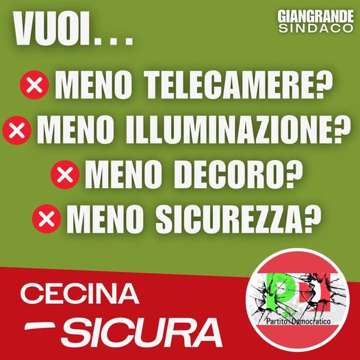 Cecina, simbolo Pd crivellato da colpi di pistola: polemica sul candidato del centrodestra