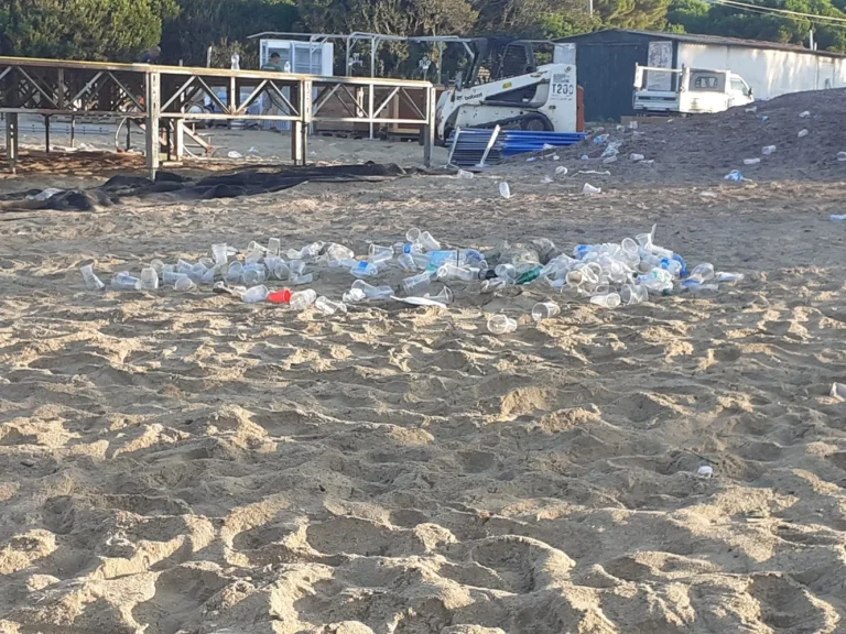 Elba, immondizia alla Lacona. Legambiente denuncia: “Festa inappropriata”