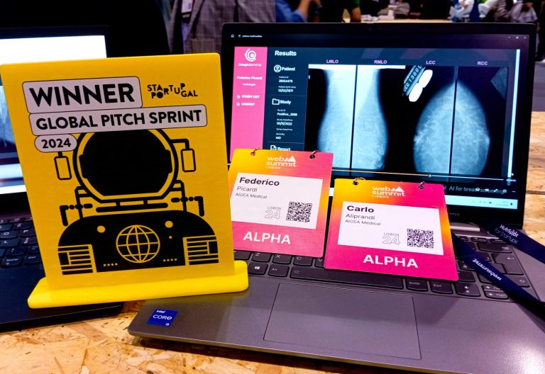 L’intelligenza artificiale per le mammografie. Alla start up pisana Aigea Medical il premio Global Pitch Sprint di Lisbona