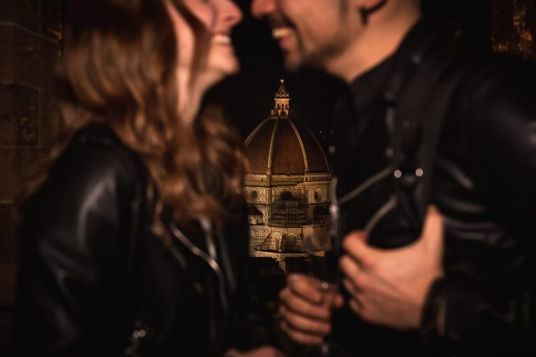 San Valentino. Per la festa degli innamorati si brinda sulla Torre di Arnolfo di Palazzo Vecchio