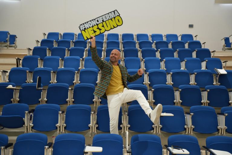 #NonCiFermaNessuno. Fa tappa all’Università di Siena il tour motivazionale di Luca Abete