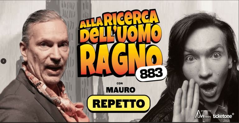 Alla ricerca dell’Uomo Ragno. In viaggio con Mauro Repetto tra musica, comicità e intelligenza artificiale