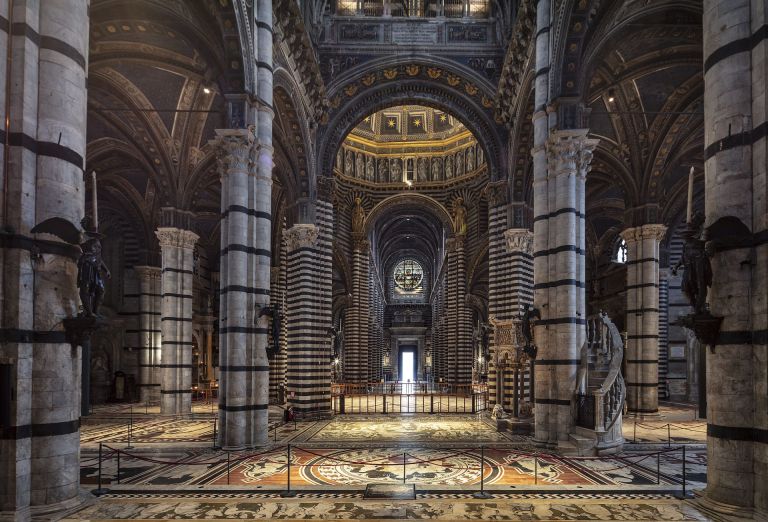 Pavimento del Duomo di Siena: per la prima volta visibile la tarsia della Speranza di Alessandro Franchi