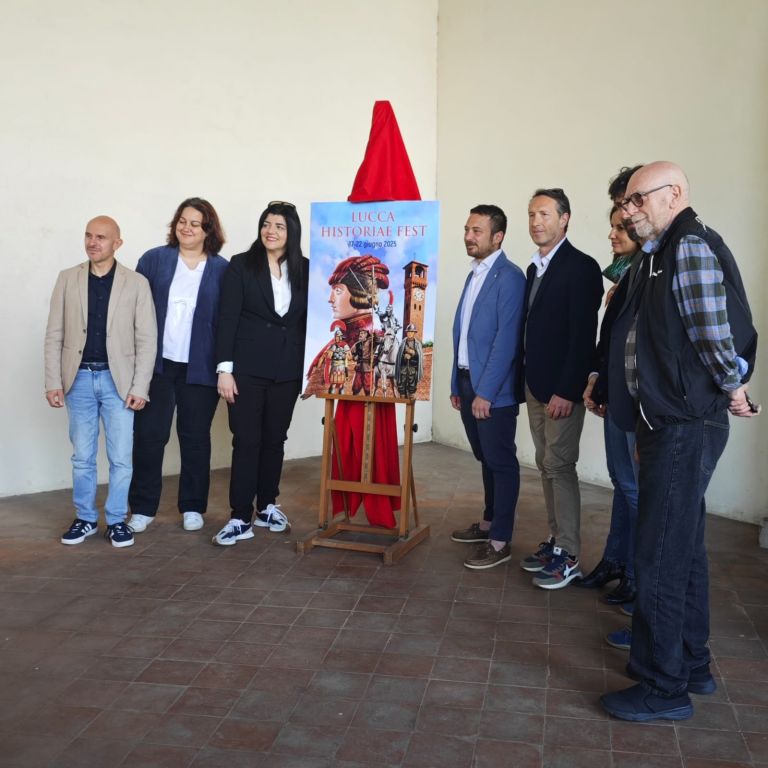 Lucca Historiae Fest 2025 celebra Castruccio Castracani: svelato il manifesto firmato da Porfidia