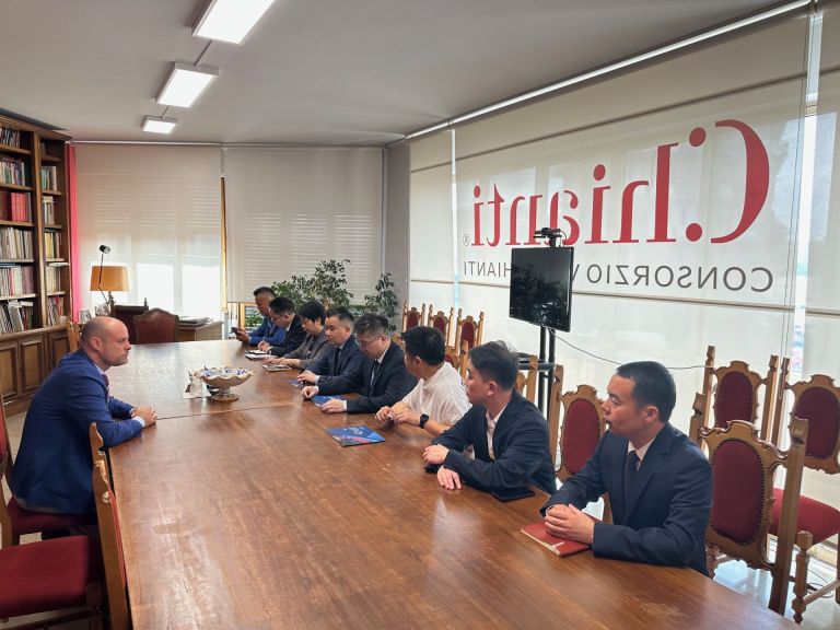 La Cina si avvicina. Delegazione ricevuta dal Consorzio Chianti per partecipare a Expo Wine