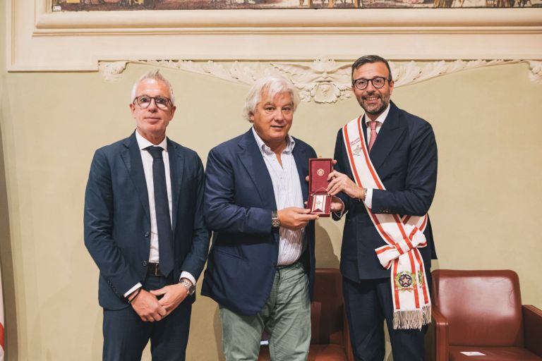 Gonfalone d’argento per Paolo Campinoti: l’artefice del mondiale Moto Gp di Pramac