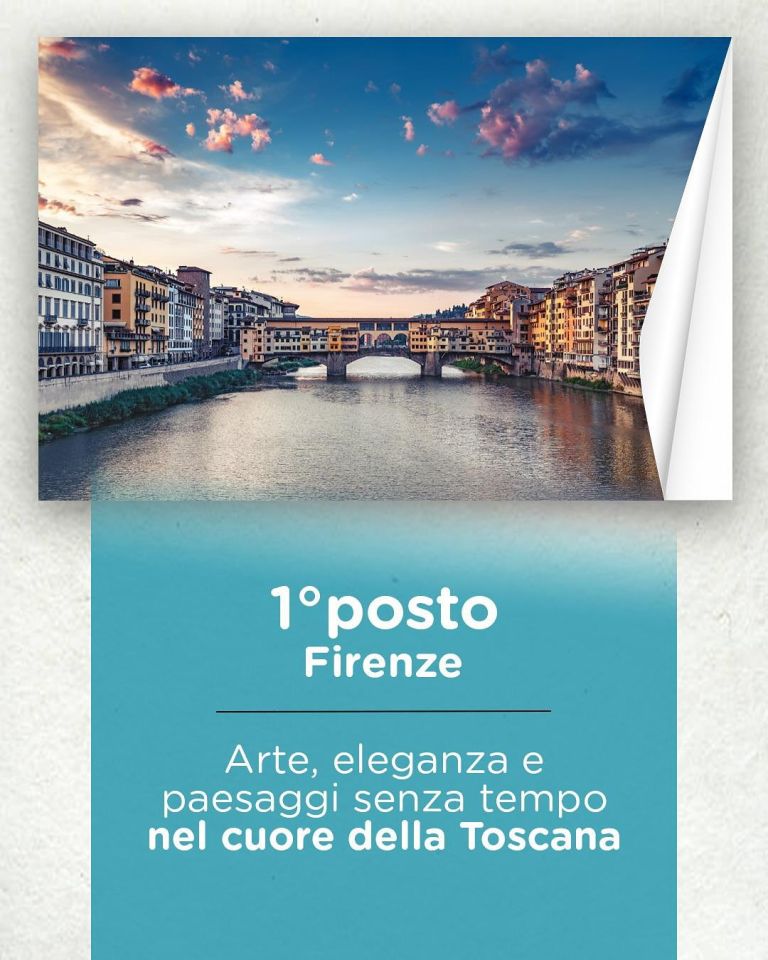 Firenze e Siena tra le città nel mondo da visitare. Lo dice Travel+Leisure e lo rilancia il Ministero