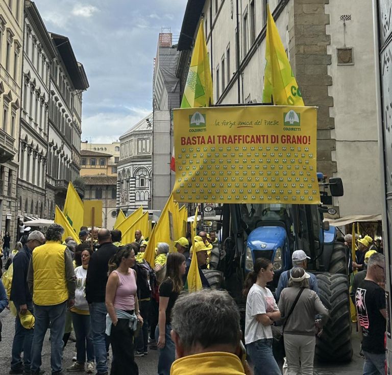 La Coldiretti scende in piazza contro la svendita del grano
