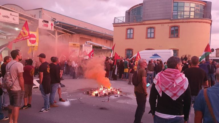 Sciopero generale contro il martirio di Gaza: a Livorno bloccato il porto