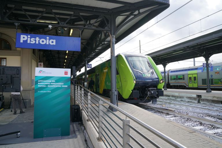 Completato il raddoppio ferroviario tra Pistoia e Montecatini. Viaggio inaugurale