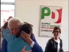 Elezioni regionali. Schlein: Arrivata a Firenze, congratulazioni Eugenio Giani. Poi l’abbraccio