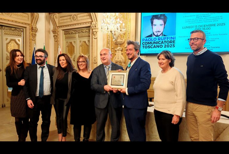 A Paolo Ruffini premiato come Comunicatore toscano dell’anno