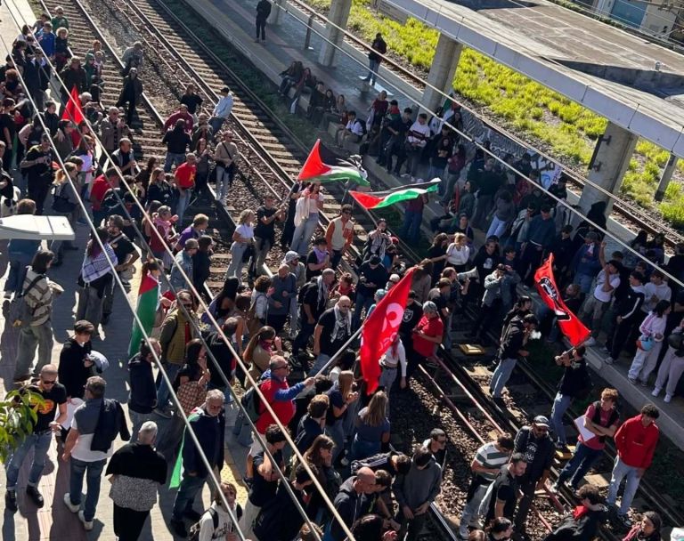 Occuparono i binari per manifestazione ProPal, multate sette persone