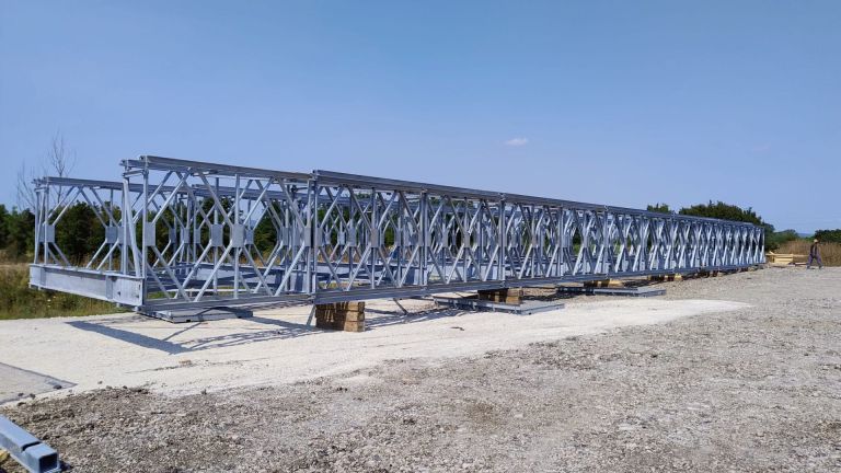 Lavori al ponte della SP 327 di Foiano sul Foenna: mercoledì 22 luglio il varo del ponte Bailey provvisorio