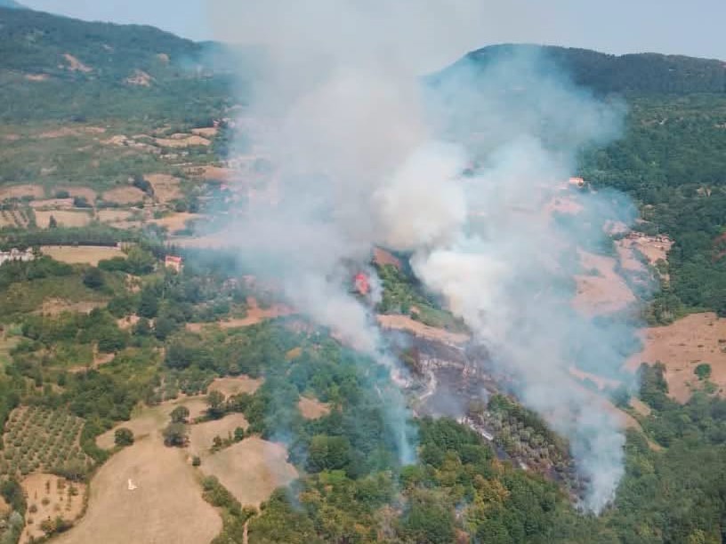 Incendio Castellazzara
