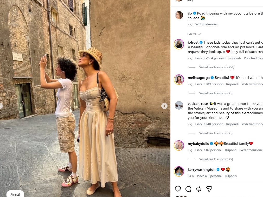 Jlo a Siena