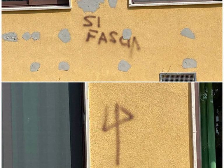 “Scritte fasciste”. Ma erano indicazioni di cantiere. Scivolone del Pd pisano