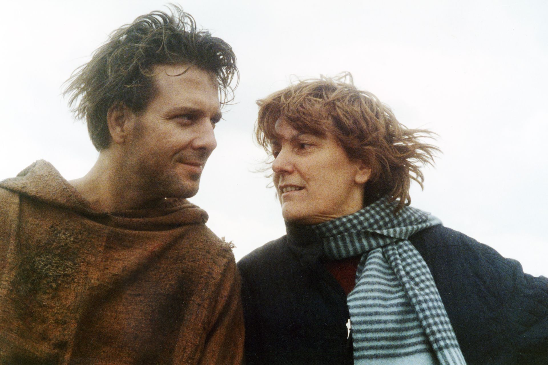 Francesco 1989 Liliana Cavani e Mickey Rourke_foto Paul Ronald 2 bassa