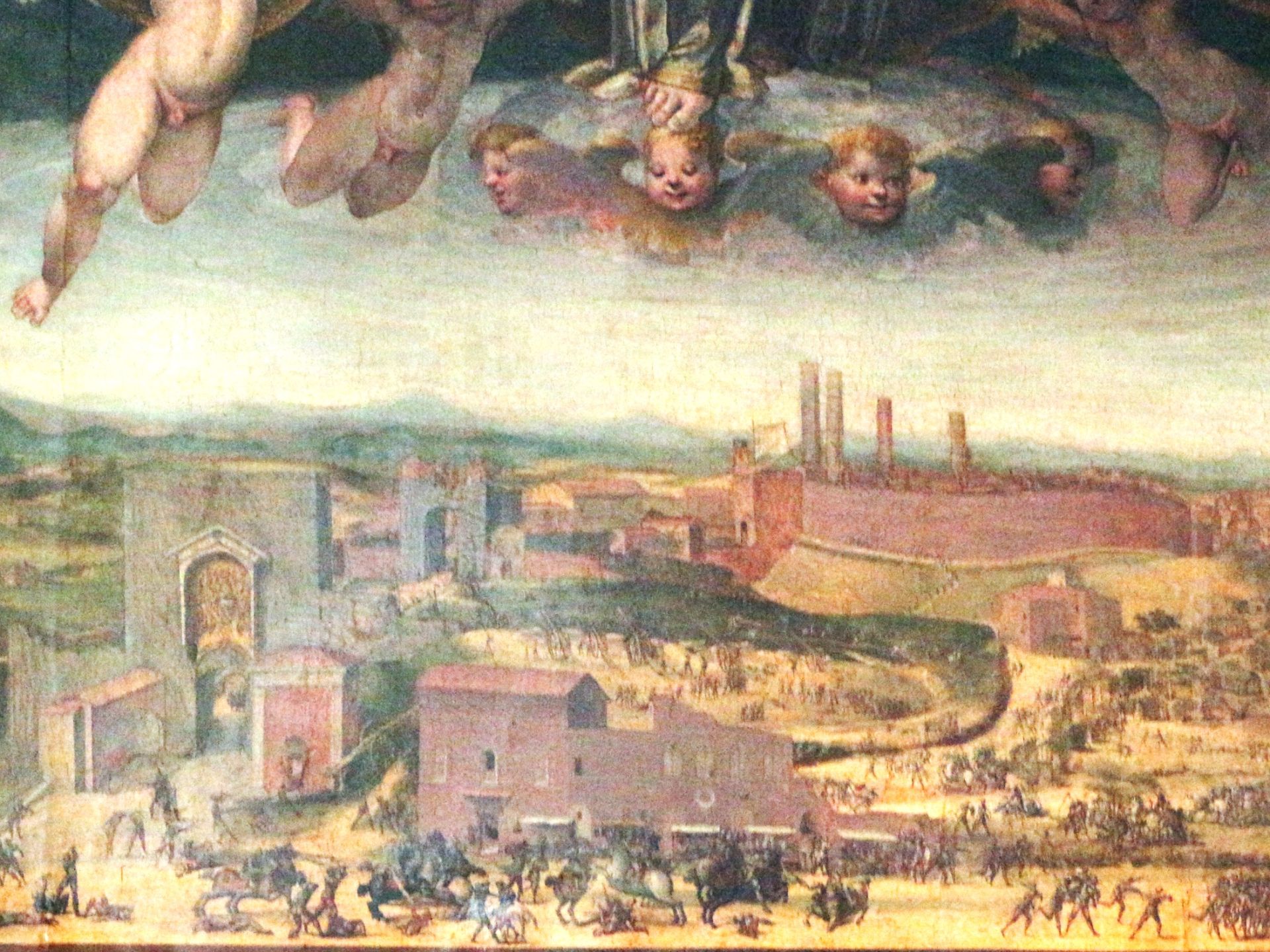 Giovanni_di_lorenzo_cini,_l'Immacolata_Concezione_protegge_Siena_durante_la_battaglia_di_Camollia,_1528,_02_veduta
