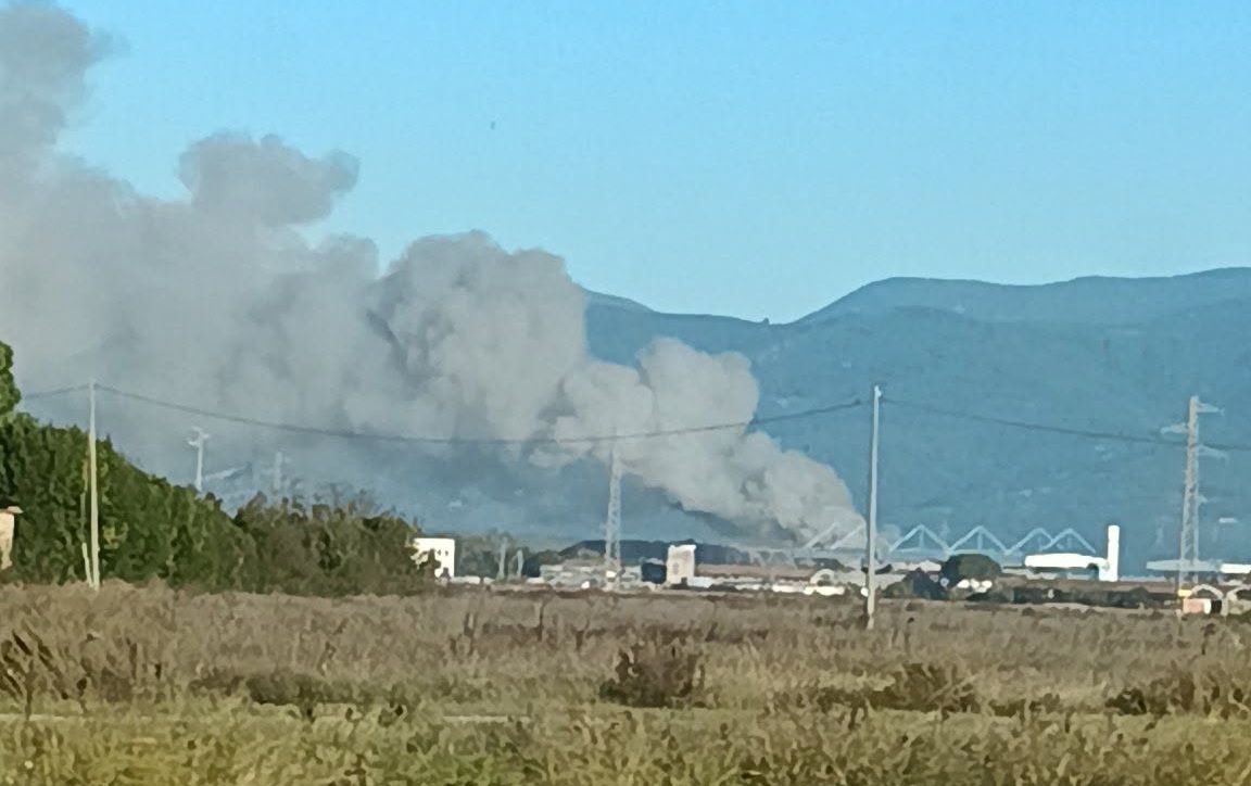 Incendio pontedera